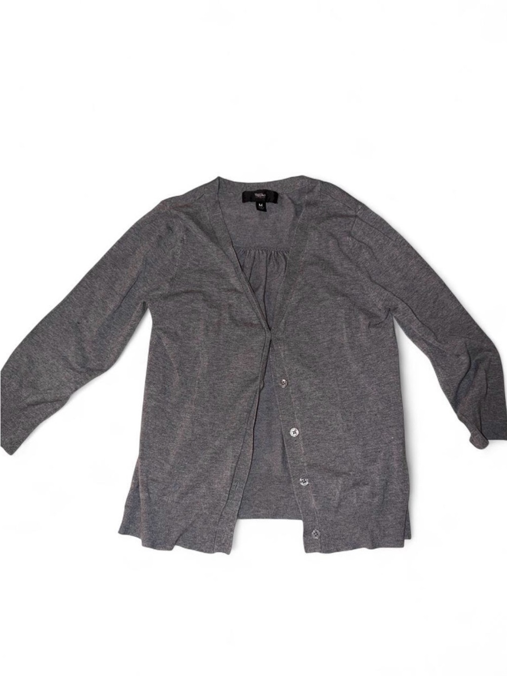 Mossimo Supply Co. Gray Button-Front Women's Cardigan